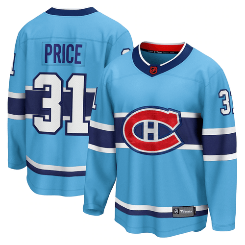 Men's Custom Montreal Canadiens 2022-23 Light Blue Special Edition 2.0 Breakaway Player Jersey