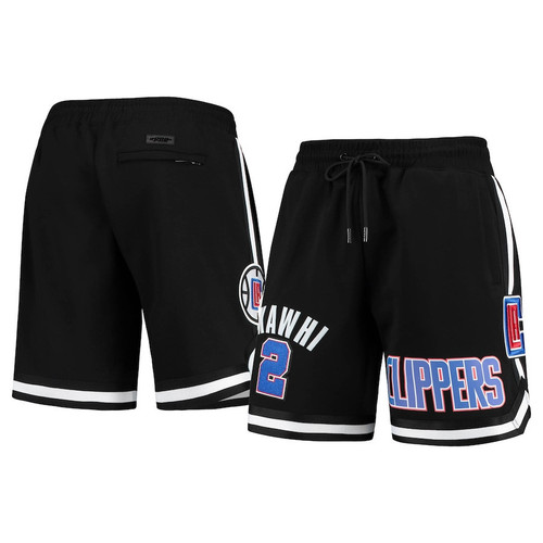 Kawhi Leonard LA Clippers Pro Standard Player Shorts - Black