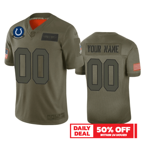Custom Nfl Jersey, Indianapolis Colts Custom Camo 2019 Salute to Service Limited Jersey