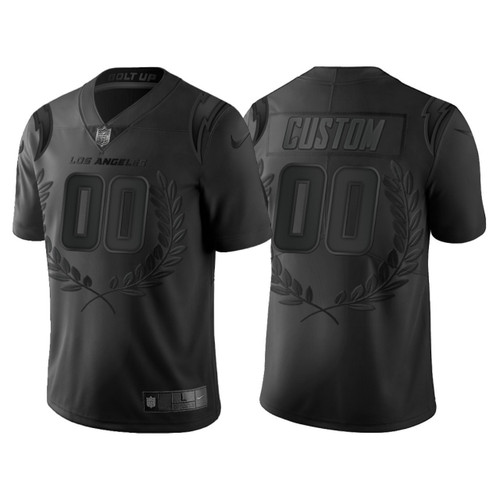 Custom Nfl Jersey, Los Angeles Chargers #00 Custom Black limited edition collection Jersey