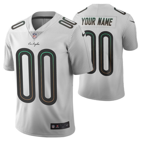 Custom Nfl Jersey, Los Angeles Chargers Custom Men's White City Edition Vapor Limited Jersey