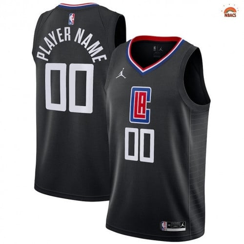 Los Angeles Clippers NO.00 Custom Black Statement 2019-20 -  Jersey - Youth