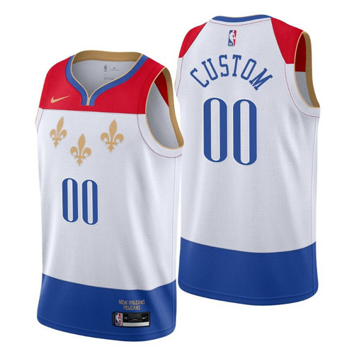 NBA New Orleans Pelicans Jersey Custom 2020 21 City Edition Swingman