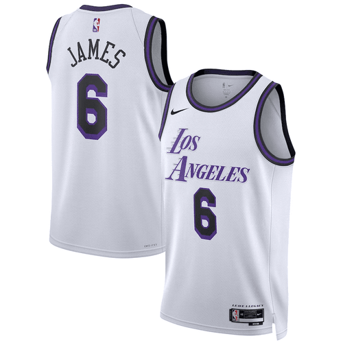 Lakers City Jersey 2023, Youth's LeBron James Los Angeles Lakers 2022/23 Swingman Jersey - City Edition - White
