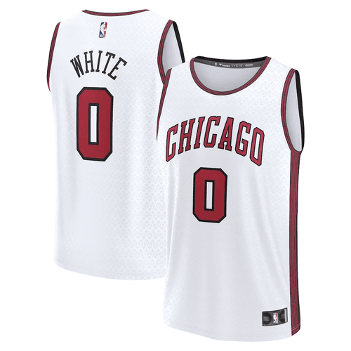 Bulls City Edition 2023, Youth's Coby White White Chicago Bulls 2022/23 Fastbreak Jersey - City Edition