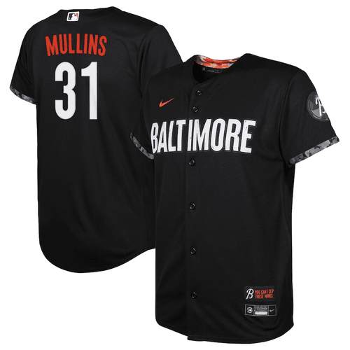 Youth's Custom Baltimore Orioles Black 2023 City Connect Replica Player Jersey