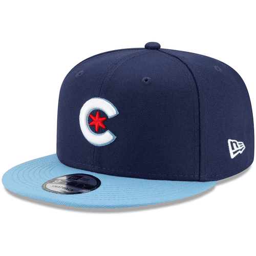 Youth Chicago Cubs New Era Navy/Light Blue 2021 City Connect 9FIFTY Snapback Adjustable Hat