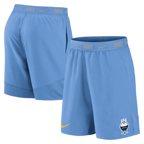 Milwaukee Brewers City Connect Performance Shorts - Powder Blue