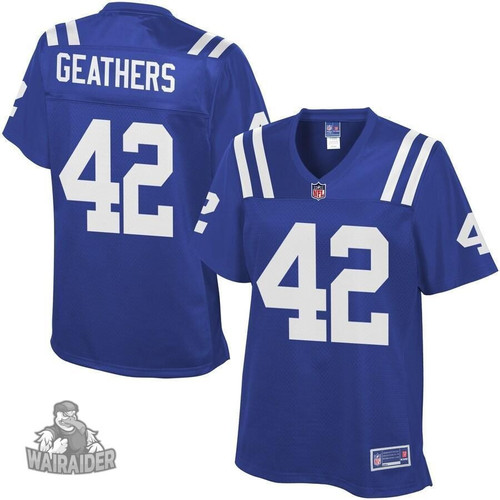 Women's  Clayton Geathers Indianapolis Colts NFL Pro Line  Team Color- Royal Jersey
