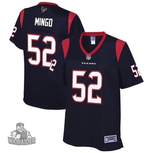 Women's  Barkevious Mingo Houston Texans NFL Pro Line  Player- Navy Jersey