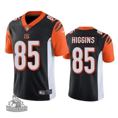 Men's Cincinnati Bengals Tee Higgins Black 2020 NFL Draft Vapor Limited Jersey