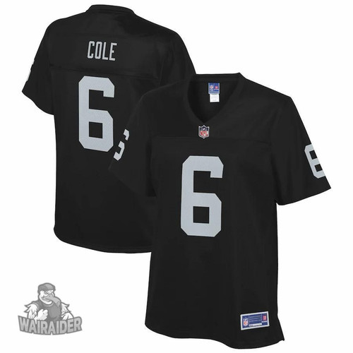 Women's  AJ Cole Las Vegas Raiders NFL Pro Line  Team Player- Black Jersey