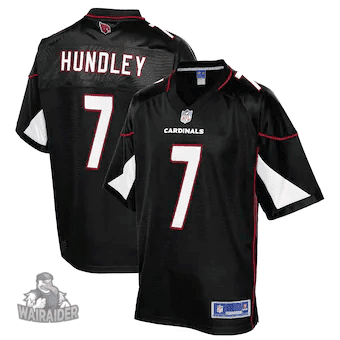 Men's Brett Hundley Arizona Cardinals NFL Pro Line Alternate Team Player- Black Jersey