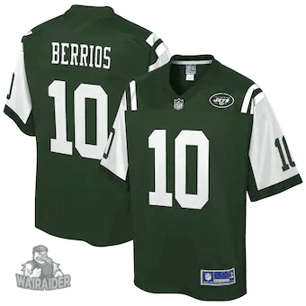 Men's Braxton Berrios New York Jets NFL Pro Line Player- Gotham Green Jersey