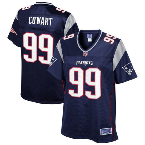 Women's  Byron Cowart New England Patriots NFL Pro Line  Player- Navy Jersey