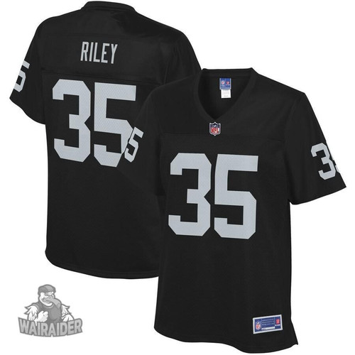 Women's  Curtis Riley Las Vegas Raiders NFL Pro Line  Team Player- Black Jersey