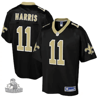 Men's Deonte Harris New Orleans Saints NFL Pro Line Team Player- Black Jersey