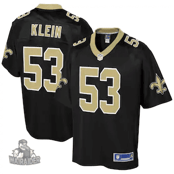 Men's A.J. Klein New Orleans Saints NFL Pro Line Team Color Player Jersey - Black