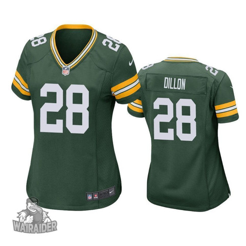 Men's Green Bay Packers A.J. Dillon Green 2020 NFL Draft Game Jersey