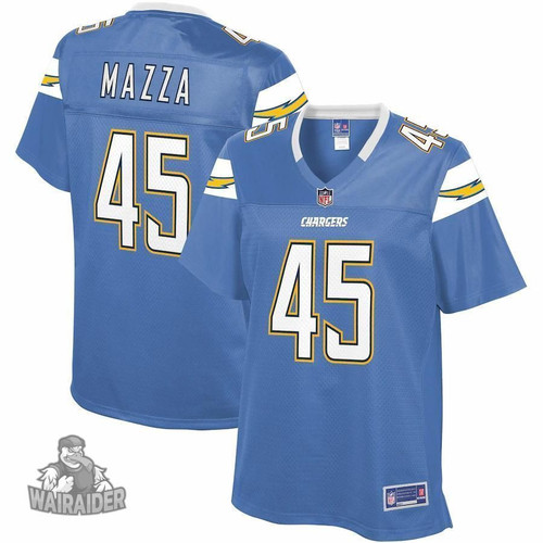 Women's  Cole Mazza Los Angeles Chargers NFL Pro Line  Alternate Team Player Jersey - Powder Blue