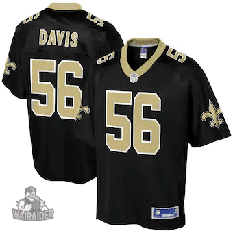 Men's Demario Davis New Orleans Saints NFL Pro Line Player Jersey - Black