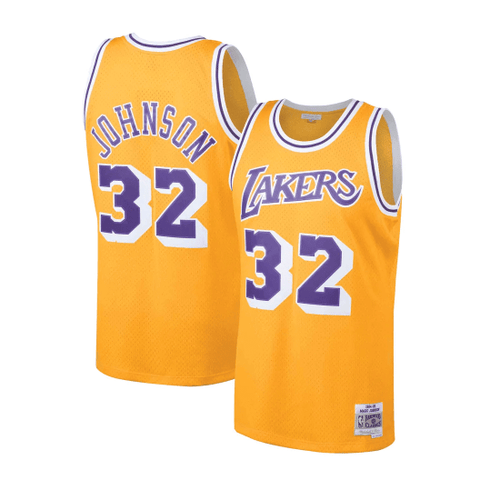 Men's NBA Swingman Jersey Los Angeles Lakers Magic Johnson #32