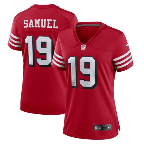 Women's Deebo Samuel Scarlet San Francisco 49ers Alternate Team Game Jersey