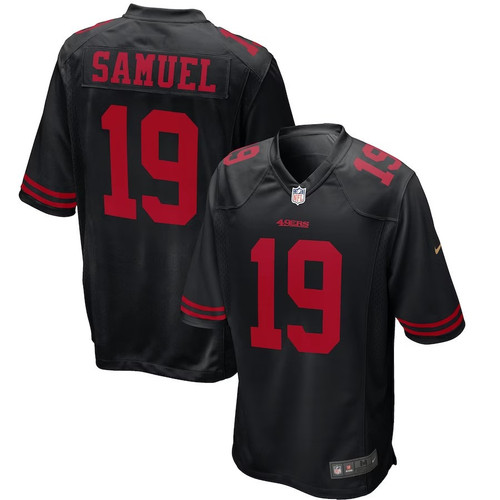 Men's Deebo Samuel Black San Francisco 49ers Fashion Game Jersey