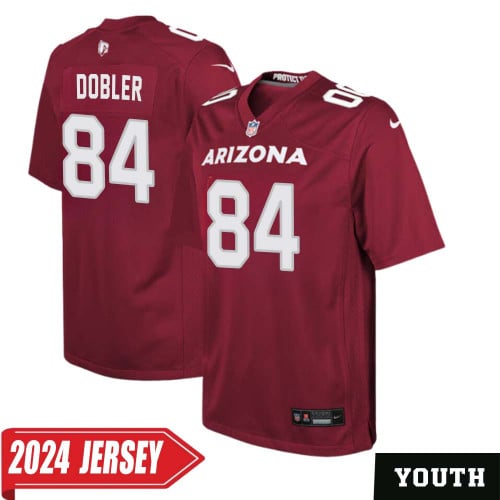 Conrad Dobler No 84 Youth's Cardinal Arizona Cardinals Player Home Game 2024 Jersey