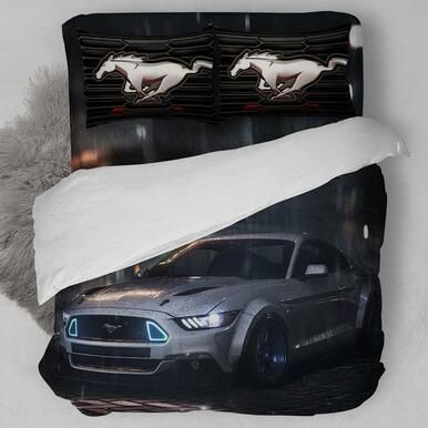 2017 Ford Mustang Tuning Night Bedding Set , Comforter Set