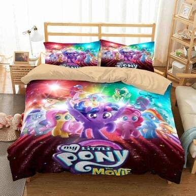My Little Pony The Movie #2 Duvet Cover Bedding Set , Comforter Set