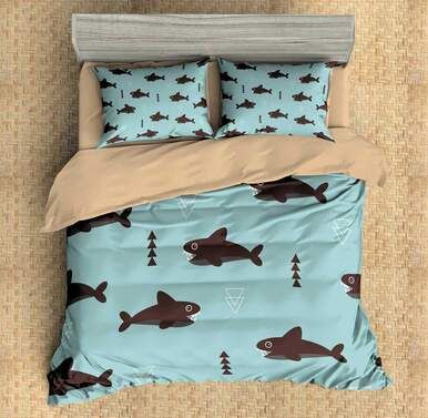 Ocean #2 Duvet Cover Bedding Set , Comforter Set