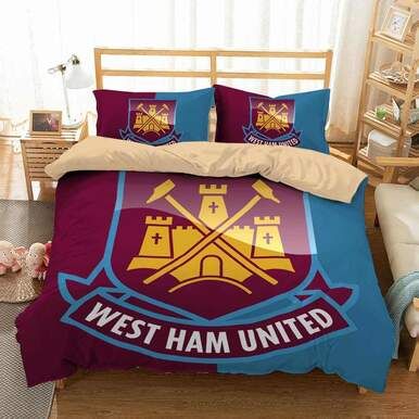 West Ham United Duvet Cover Bedding Set , Comforter Set