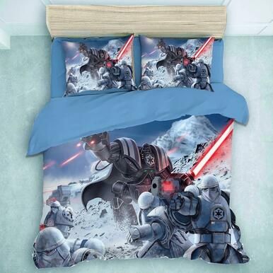 Star Wars Snow Trooper #35 Duvet Cover Quilt Cover Pillowcase Bedding Set Bed Linen Home Decor , Comforter Set