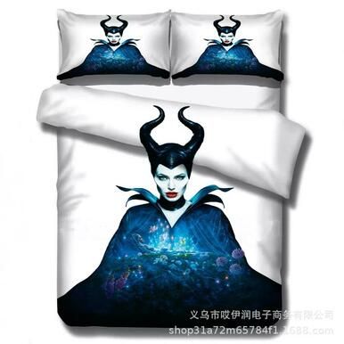 Maleficent #2 Duvet Cover Quilt Cover Pillowcase Bedding Set Bed Linen Home Decor , Comforter Set