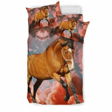 Amazing Belgian Horse Print Bedding Sets , Comforter Set
