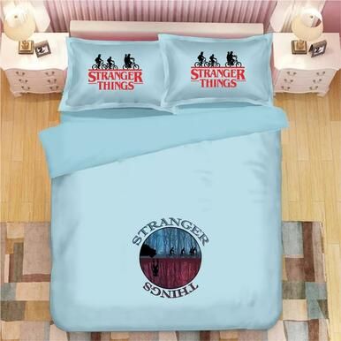 Stranger Things #35 Duvet Cover Quilt Cover Pillowcase Bedding Set Bed Linen Home Bedroom Decor , Comforter Set