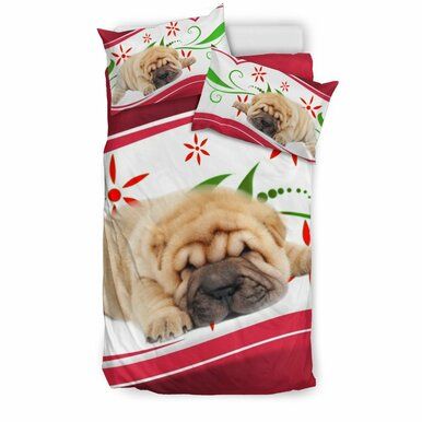 Shar Pei Dog Print Bedding Sets , Comforter Set