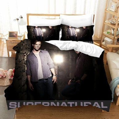 Supernatural Dean Sam Winchester #12 Duvet Cover Quilt Cover Pillowcase Bedding Set Bed Linen Home Decor , Comforter Set