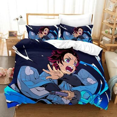 Demon Slayer Kimetsu No Yaiba Season 2 #7 Duvet Cover Quilt Cover Pillowcase Bedding Set Bed Linen , Comforter Set