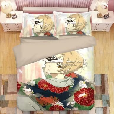 Natsume&#039;S Book Of Friends #19 Duvet Cover Quilt Cover Pillowcase Bedding Set Bed Linen Home Bedroom Decor , Comforter Set