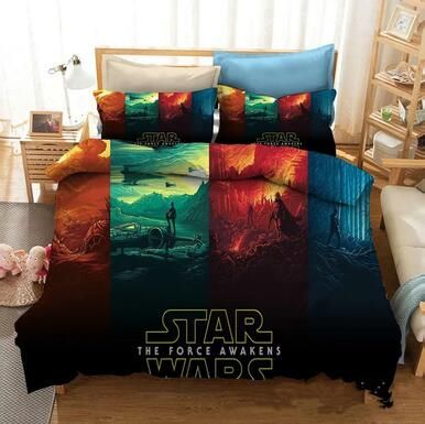 Star Wars #33 Duvet Cover Quilt Cover Pillowcase Bedding Set Bed Linen Home Decor , Comforter Set