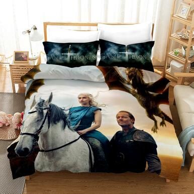 Game Of Thrones Daenerys Targaryen #37 Duvet Cover Quilt Cover Pillowcase Bedding Set Bed Linen Home Decor , Comforter Set