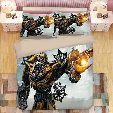 Transformers Bumblebee #4 Duvet Cover Quilt Cover Pillowcase Bedding Set Bed Linen Home Decor , Comforter Set
