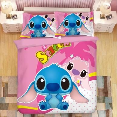Lilo &Amp; Stitch #8 Duvet Cover Bedding Set Pillowcase , Comforter Set