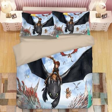 How To Train Your Dragon Hiccup #24 Duvet Cover Quilt Cover Pillowcase Bedding Set Bed Linen , Comforter Set