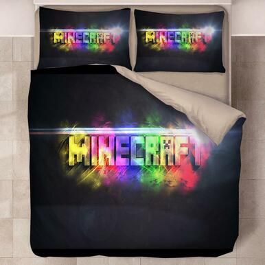 Minecraft #35 Duvet Cover Quilt Cover Pillowcase Bedding Set Bed Linen Home Decor , Comforter Set