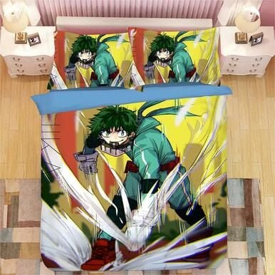 My Hero Academia Deku Midoriya Izuku #25 Duvet Cover Quilt Cover Pillowcase Bedding Set Bed Linen Home Decor , Comforter Set
