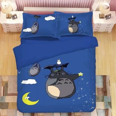 Tonari No Totoro #15 Duvet Cover Quilt Cover Pillowcase Bedding Set Bed Linen Home Decor , Comforter Set