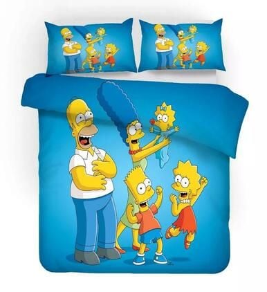 Anime The Simpsons Homer J. Simpson #9 Duvet Cover Quilt Cover Pillowcase Bedding Set Bed Linen Home Decor , Comforter Set